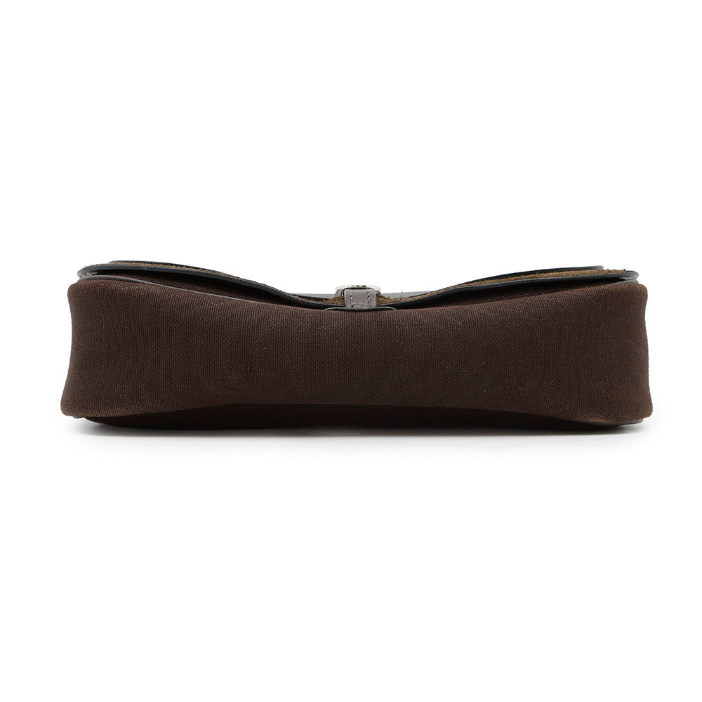 HERMES Colorado Havane Leather Toilet Officer, Liège Size PM