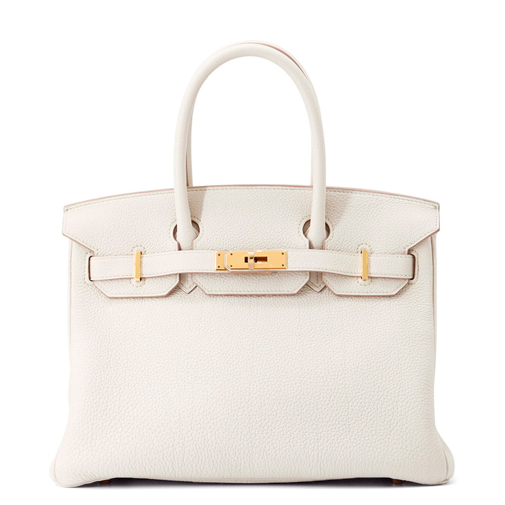 HERMES Birkin Beton Togo Leather Size 30