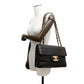 CHANEL Mademoiselle Chain Shoulder Bag Black Lambskin Size 30