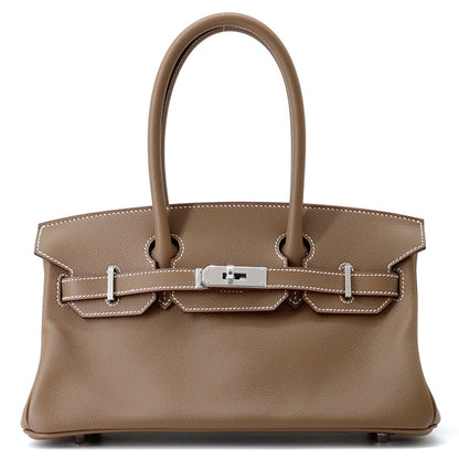 HERMES Shoulder Birkin Etoupe Evercolor Size 29