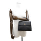 CHANEL CC Logo Top Handle Bag Black Caviar Leather