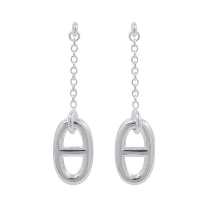 HERMES Chaine d'Ancre Farandole Earrings SV925