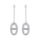 HERMES Chaine d'Ancre Farandole Earrings SV925