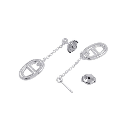 HERMES Chaine d'Ancre Farandole Earrings SV925