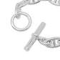 HERMES Chaine d'Ancre Bracelet 11 frames Size GM SV925