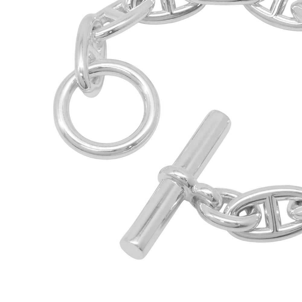HERMES Chaine d'Ancre Bracelet 11 frames Size GM SV925