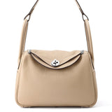 HERMES Lindy Trench/Etoupe Taurillon Clemence Size 26
