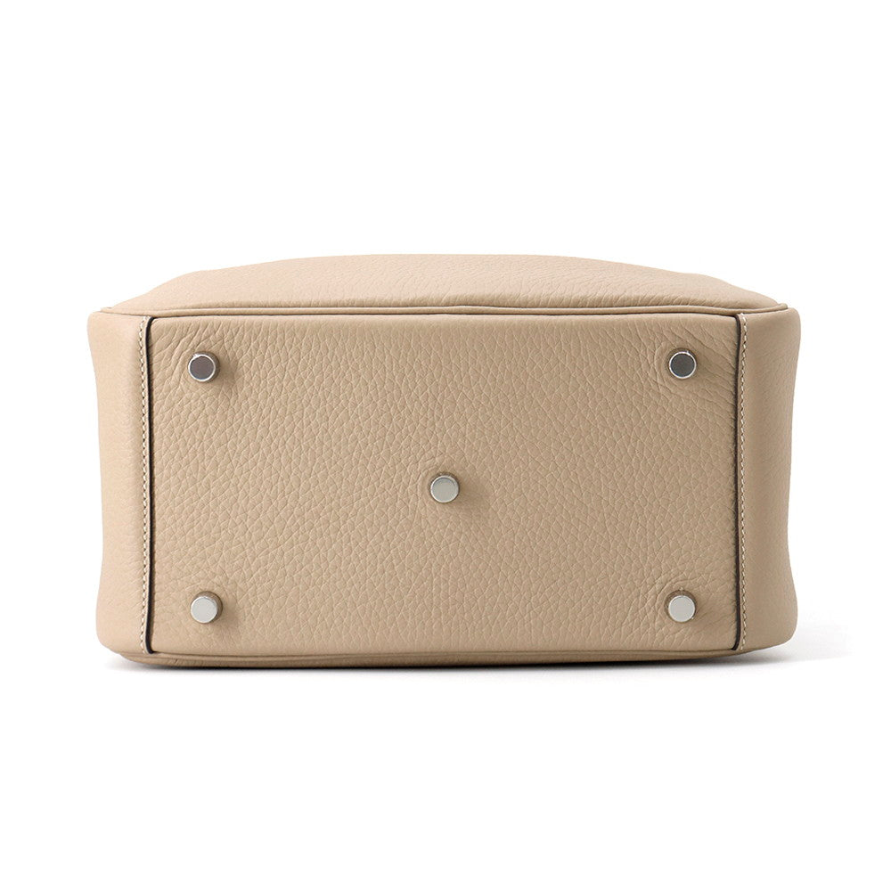 HERMES Lindy Trench/Etoupe Taurillon Clemence Size 26