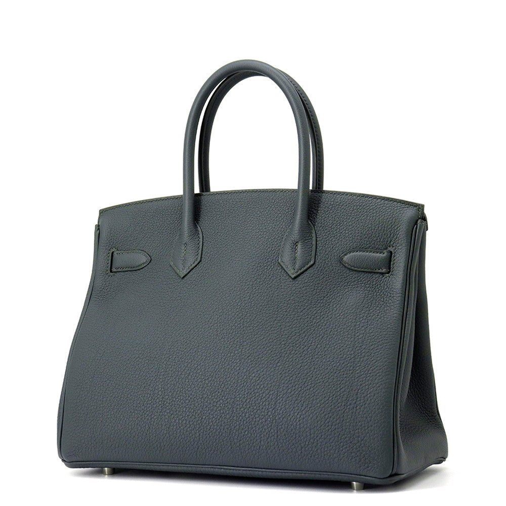 HERMES Birkin Vert Mangrove Togo Leather Size 30
