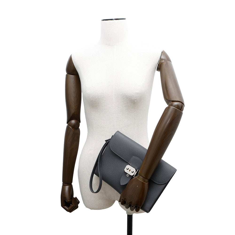 HERMES Sac Adepesh Ardoise Epsom Size 24