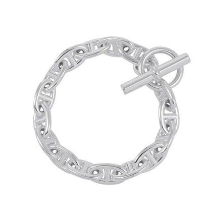 HERMES Chaine d'Ancre Bracelet 16 frames Size GM SV925