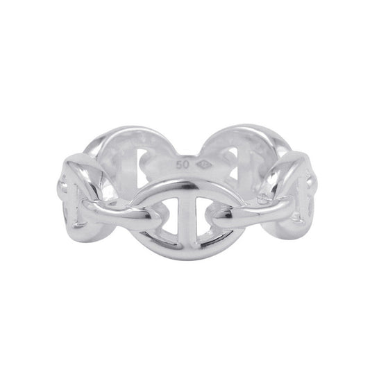 HERMES Chaine d'Ancre Anchene Ring Size PM/50/#10 SV925