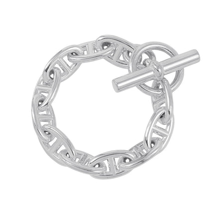 HERMES Chaine d'Ancre Bracelet 11 frames Size GM SV925