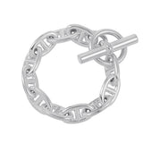 HERMES Chaine d'Ancre Bracelet 11 frames Size GM SV925