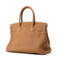 HERMES Birkin Gold Togo Leather Size 30