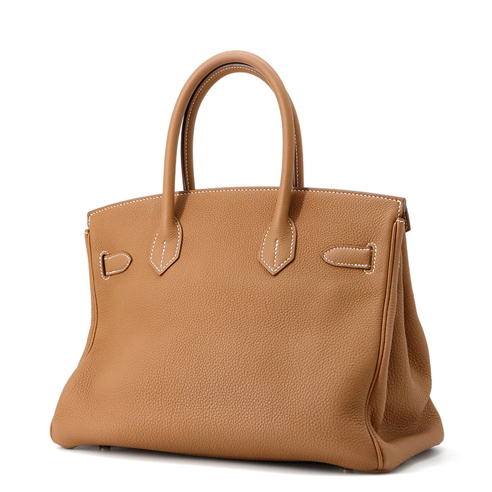 HERMES Birkin Gold Togo Leather Size 30