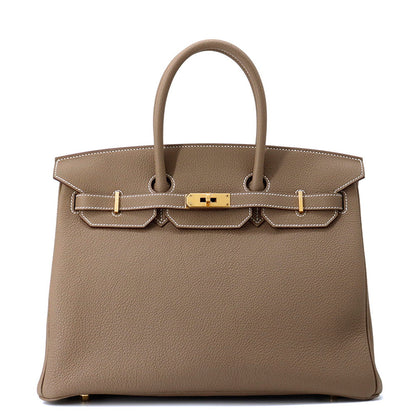 HERMES Birkin Etoupe Togo Leather Size 35
