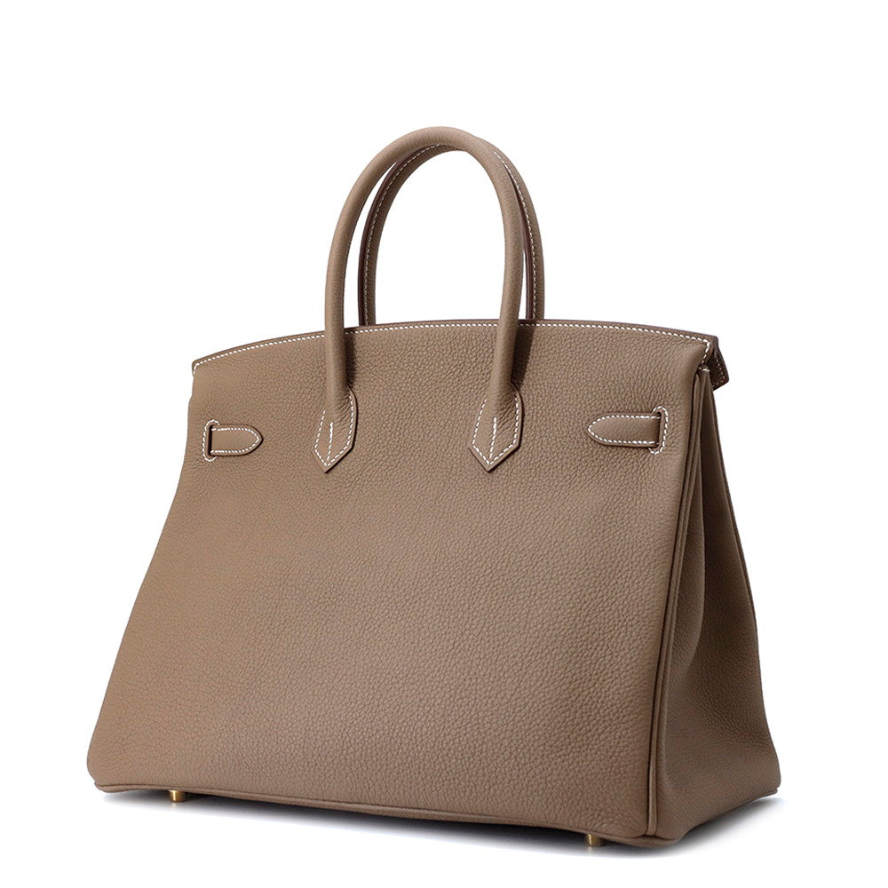 HERMES Birkin Etoupe Togo Leather Size 35