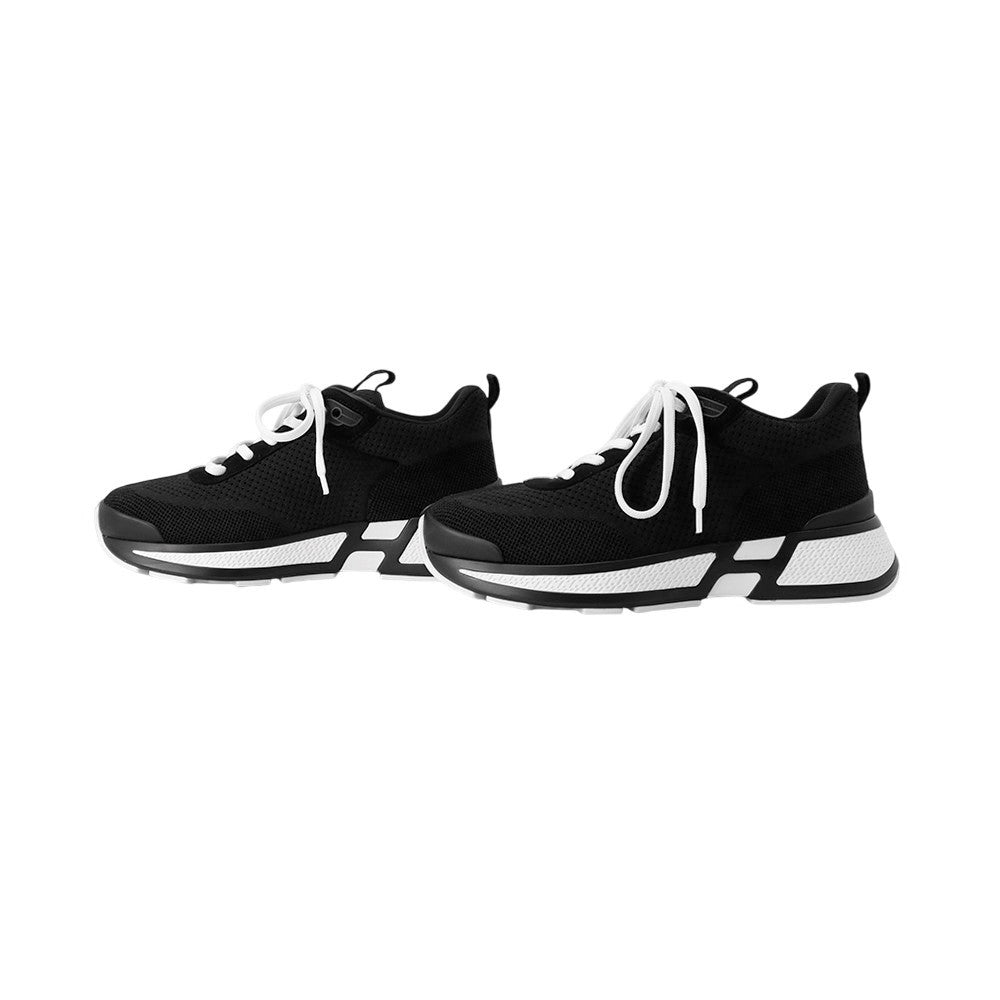 HERMES Sneakers Heroes Black/White Technical Mesh Size 37.5