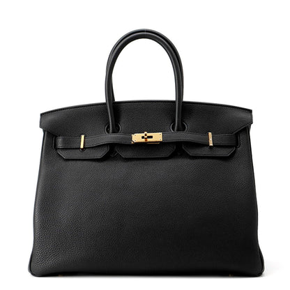HERMES Birkin Black Togo Leather Size 35