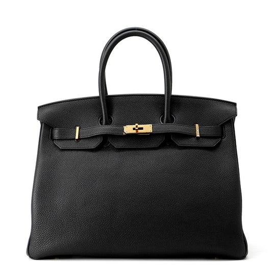 HERMES Birkin Black Togo Leather Size 35