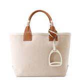 HERMES Steeple Ecru/Gold/Hat Toile H Swift Leather Size 25