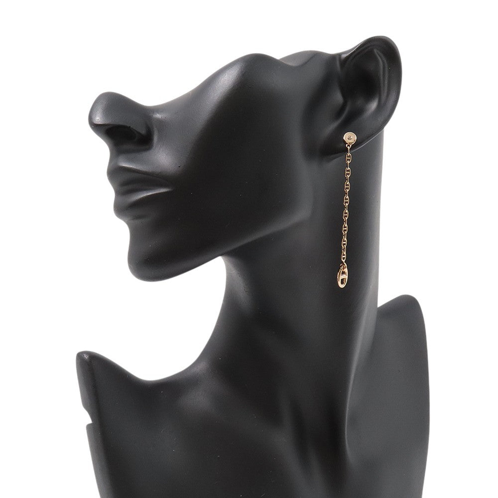 HERMES Chaine d'Ancre New Farandole Earrings Size TPMH119550B 00 18K Pink Gold