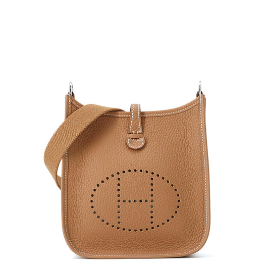 HERMES Evelyne Long Gold Taurillon Clemence Size TPM