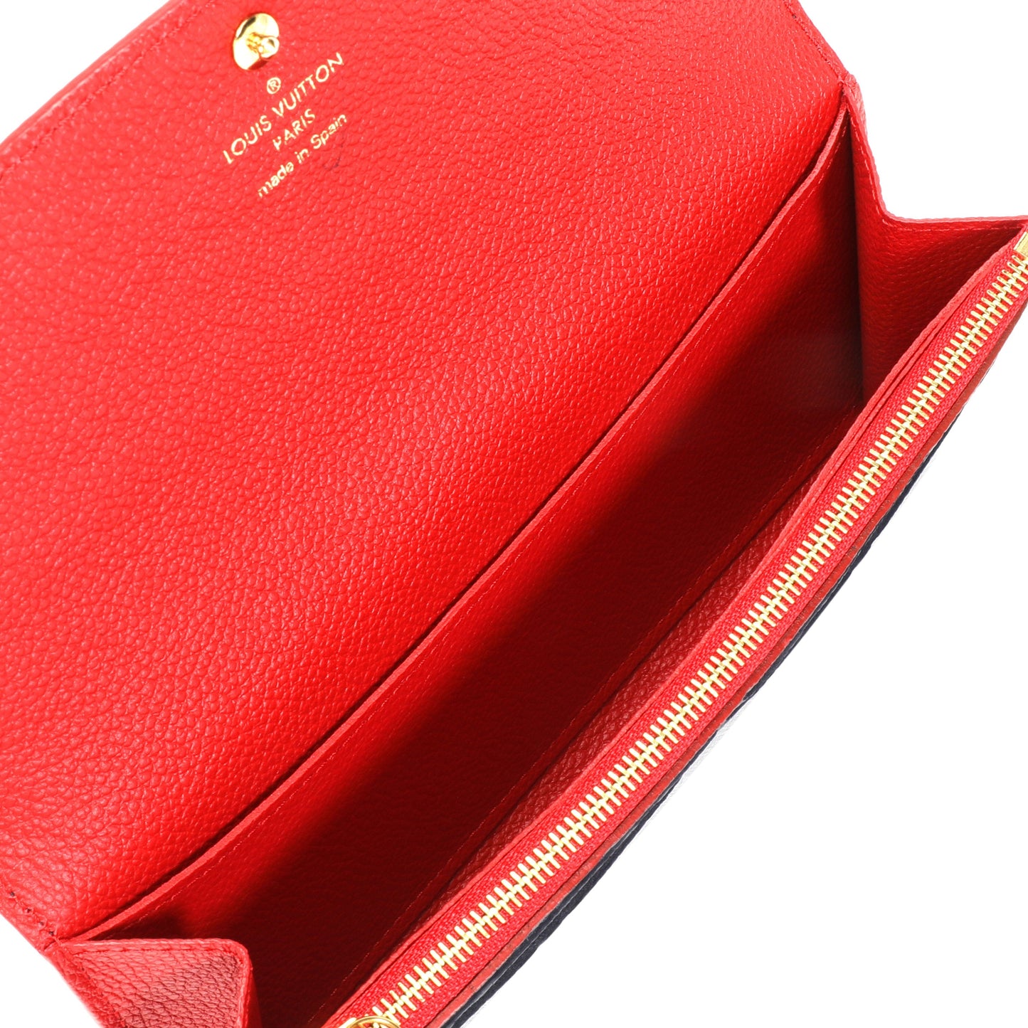 Louis Vuitton Louis Vuitton Marine Rouge Monogram Empriente Emilie Wallet