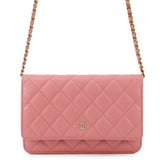 CHANEL Chain wallet PinkAP0250 Caviar Leather