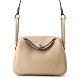 HERMES Lindy Trench/Etoupe Taurillon Clemence Size Mini