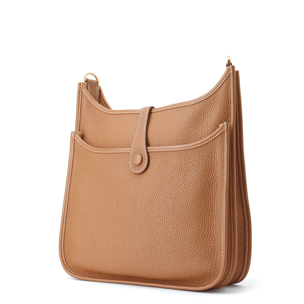 HERMES Evelyne3 Gold Taurillon Clemence Size PM