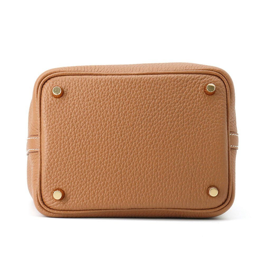HERMES Picotin Lock Gold Taurillon Clemence Size PM