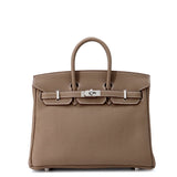 HERMES Birkin Etoupe Togo Leather Size 25