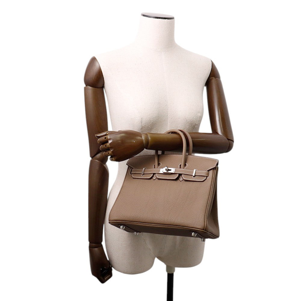 HERMES Birkin Etoupe Togo Leather Size 25