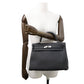 HERMES Kelly Retourne Black Togo Leather Size 32