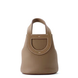 HERMES in-the-loop Tote Bag Etoupe Taurillon Clemence Swift Leather Size 18