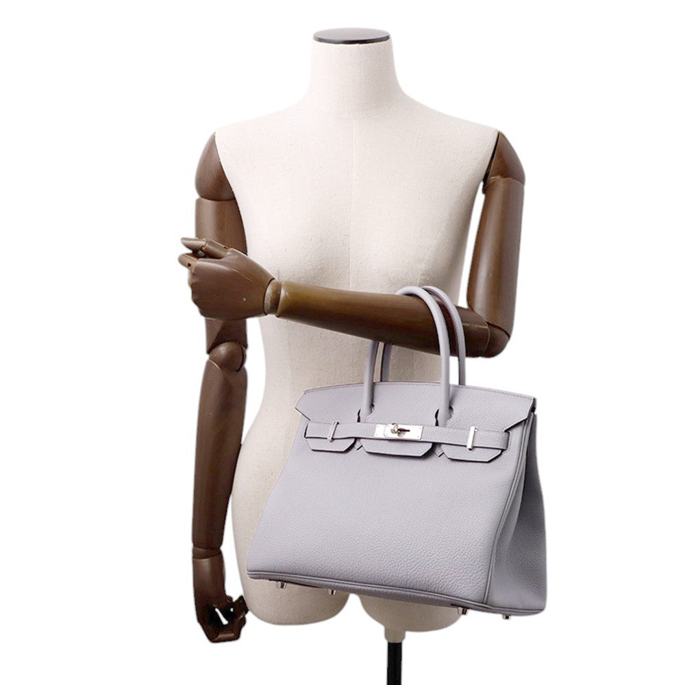 HERMES Birkin Green Pantan Togo Leather Size 30