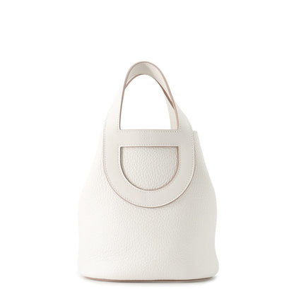 HERMES In the loop Grease pail Taurillon Clemence Swift Leather Size PM