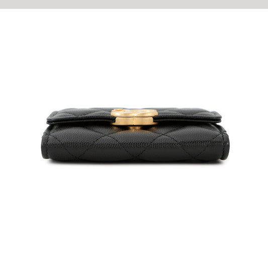 CHANEL Matelasse ChainClutch BlackAP2629 Caviar Leather