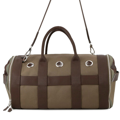 HERMES Dog carry Khaki/Feu Toile Military