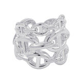 HERMES Chaine d'Ancre Anchene Ring Size GM/52/#12 SV925
