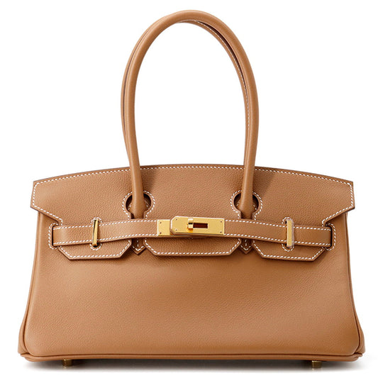HERMES ShoulderBirkin Gold Evercolor Size 29