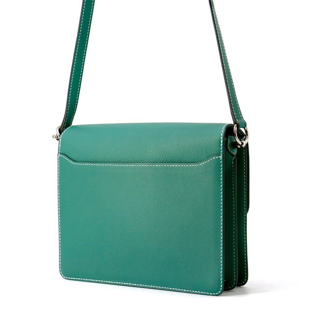 HERMES Sac Roulis Vert Vertigo Evercolor Size 23