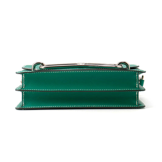 HERMES Sac Roulis Vert Vertigo Evercolor Size 23