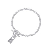 HERMES Amulette Kelly Cadena Bracelet SV925