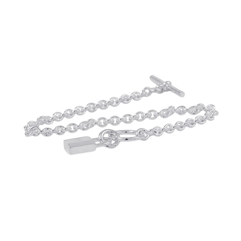 HERMES Amulette Kelly Cadena Bracelet SV925