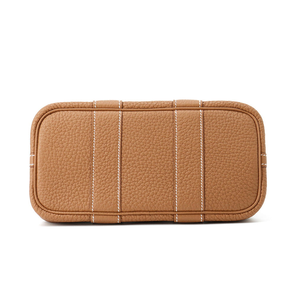 HERMES Neo Garden Gold Negonda Leather Size 23