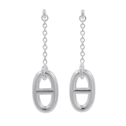 HERMES Chaine d'Ancre Farandole Earrings Size MM SV925