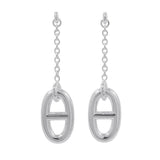HERMES Chaine d'Ancre Farandole Earrings Size MM SV925